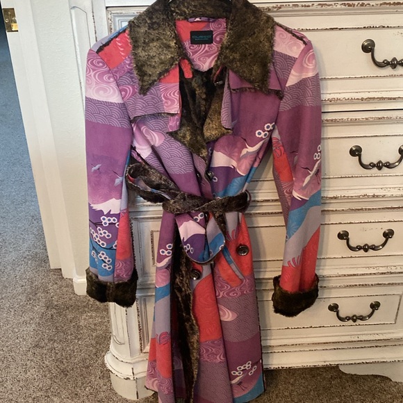one of a kind custom Italy designer new condition beautiful colors jacket - Picture 8 of 8